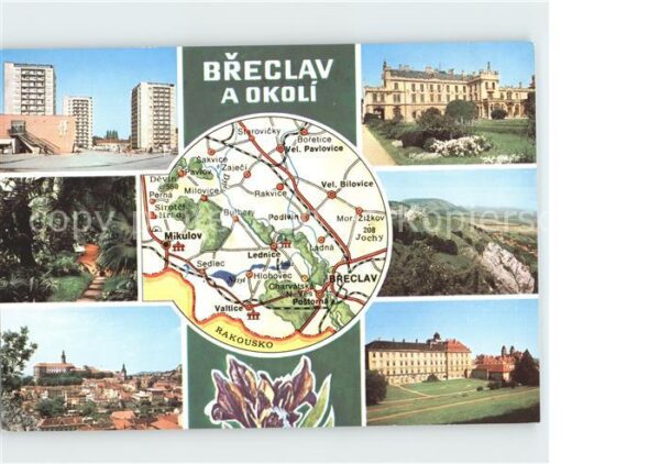 Breclav Lundenburg Lednice zamek a sklenik Pavlovske Vrchy