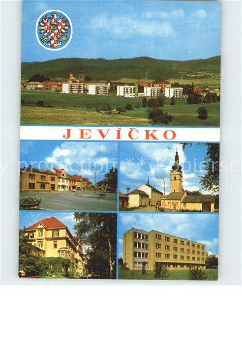 Jevicko Celkovy pohled Palackeho namesti Cast m