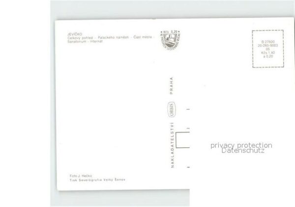Jevicko Celkovy pohled Palackeho namesti Cast m – Bild 2