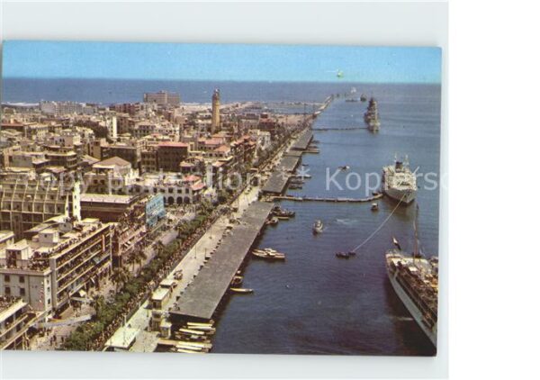 Port Said General view of Port Said and its harbo