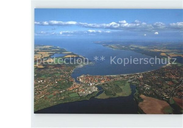 Eckernfoerde Fliegeraufnahme