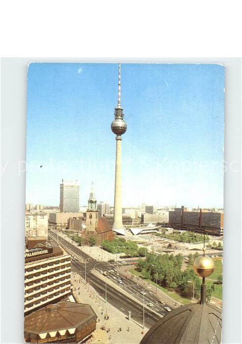 Berlin Blick vom Dom mit Fernsehturm
