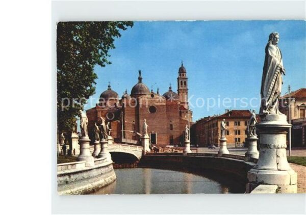 Padova Prato della Valle e Basilica di S Giust