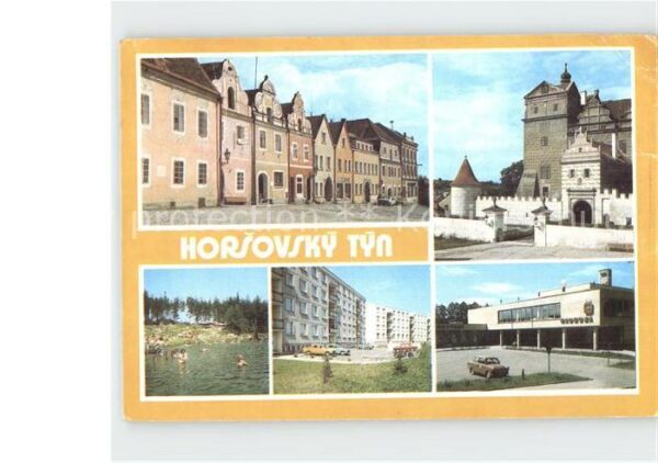 Horsovsky Tyn Namesti Zamek Koupaliste Obchodni dum R