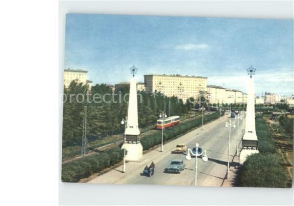 Leningrad St Petersburg Zufahrt in die Stadt