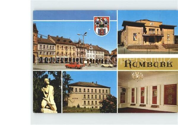 Rumburg Rumburk Namesti Fucika Kulturni dum Park rumbur