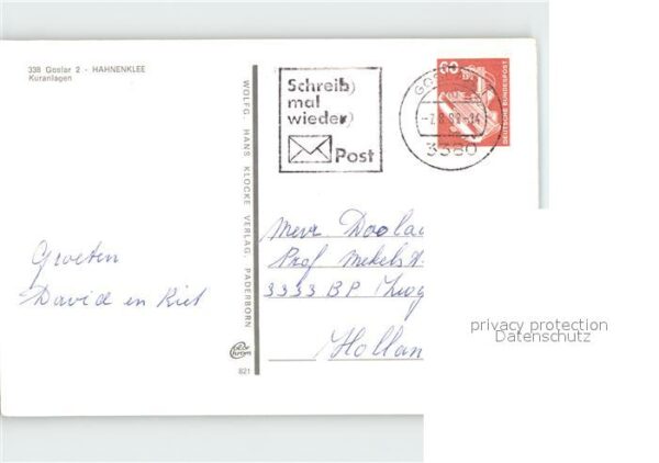 Hahnenklee-Bockswiese Harz Kuranlagen Brunnen – Bild 2
