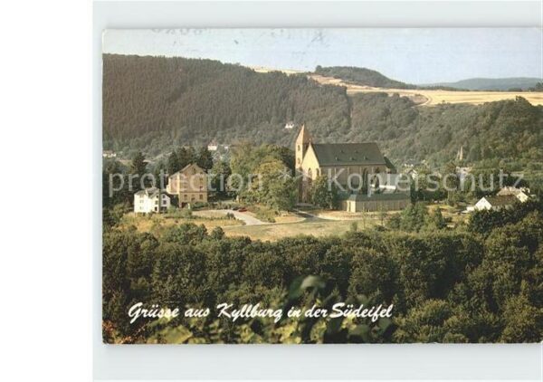 Kyllburg Rheinland-Pfalz Kath Landvolkhochschule mit Stiftskirch