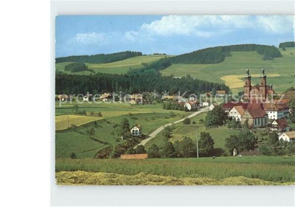 St Peter Schwarzwald Seminar und Pfarrkirche Panorama