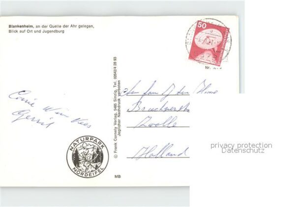 Blankenheim Ahr Ortsansicht mit Jugendburg – Bild 2