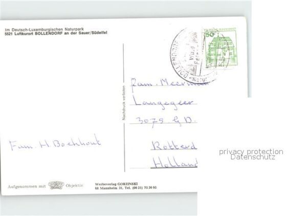 Bollendorf Suedeifel an der Sauer Panorama – Bild 2