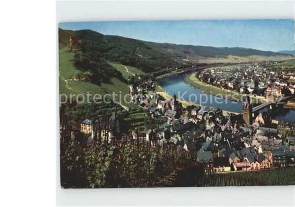 Bernkastel-Kues Moselpartie Panorama
