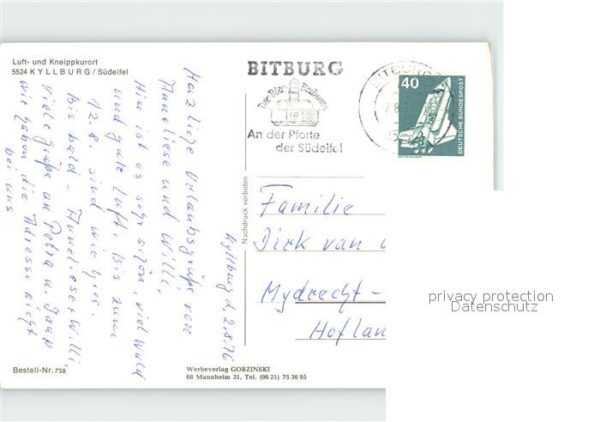 Kyllburg Rheinland-Pfalz Totalansicht – Bild 2