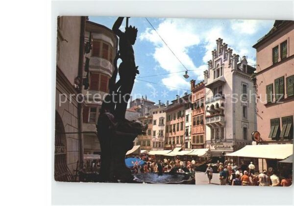 Bozen Suedtirol Obstplatz