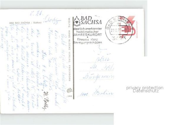 Bad Sachsa Harz Teilansicht Konzertpavillon Haus des Ga – Bild 2