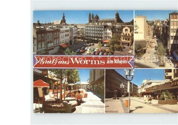 Worms Rhein Obermarkt Wilh Leuschner Str Am Römisch