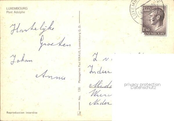 LUXEMBOURG  Luxemburg Pont Adolphe – Bild 2