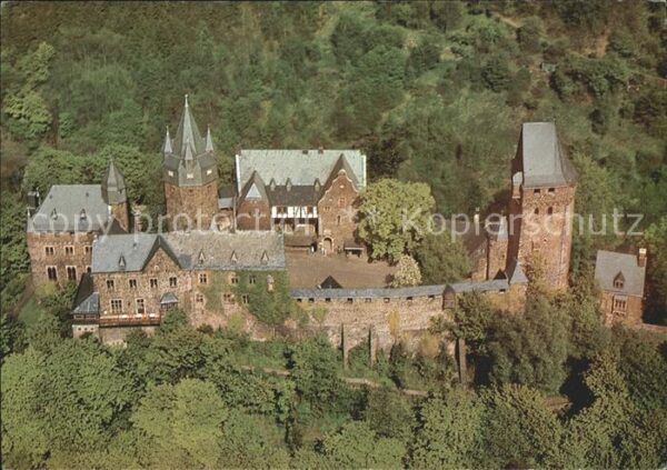 Westfalen Region Burg Altena Fliegeraufnahme