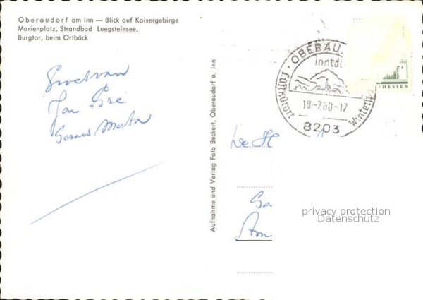 Oberaudorf Marienplatz Luegsteinsee Burgtor Ortbäc – Bild 2