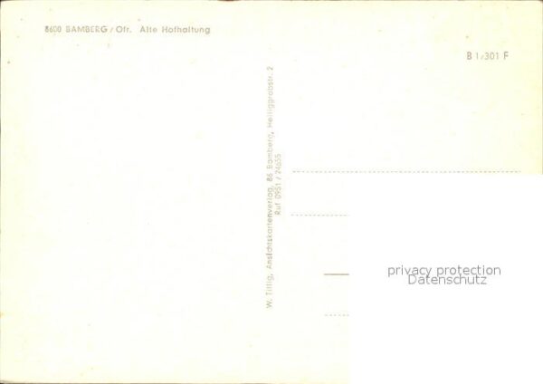 Bamberg alte Hofhaltung – Bild 2