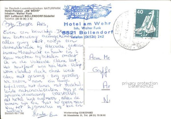 Bollendorf Suedeifel Hotel Pension Am Wehr – Bild 2