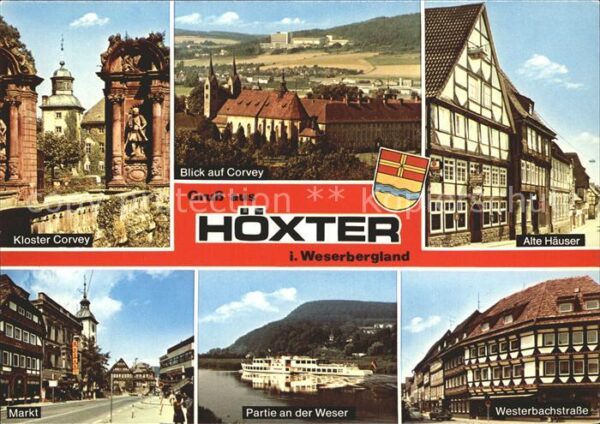 Hoexter Weser Fachwerkhäuser Westerbachstrasse Weserp