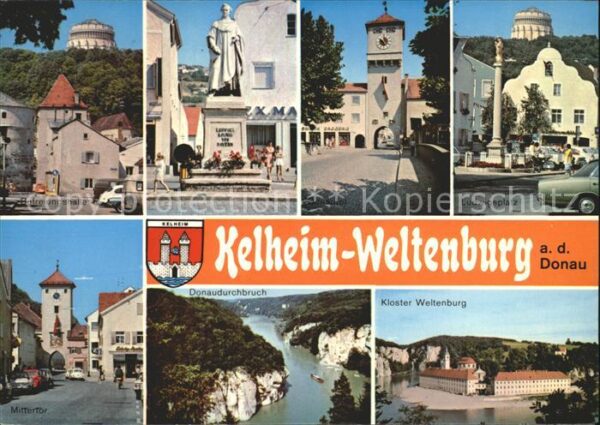 Weltenburg Kelheim Kloster Ludwigsplatz Tor Donaudurchbruc
