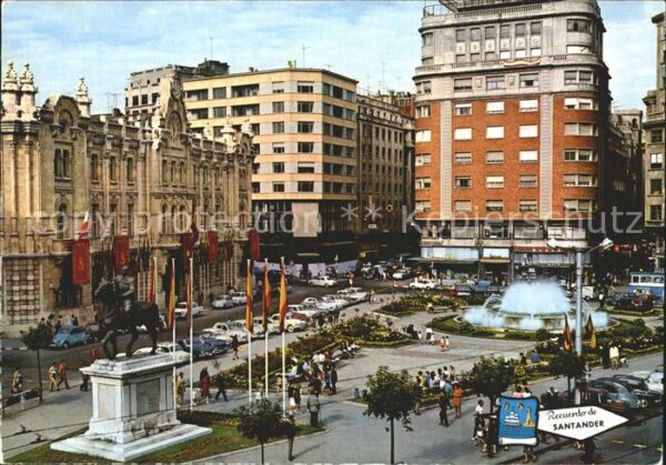 Santander Hote de Ville et Place Caudillo