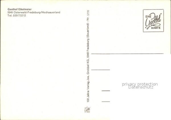Fredeburg Schmallenberg Sauerland Gasthof Eikelmeier – Bild 2