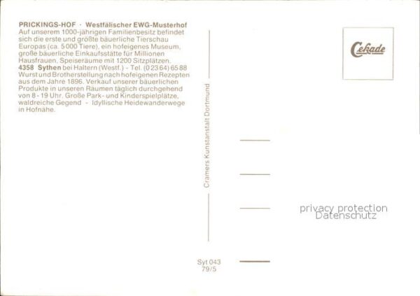 Sythen Prickingsh-Hof EWG-Musterhof Fleischere – Bild 2
