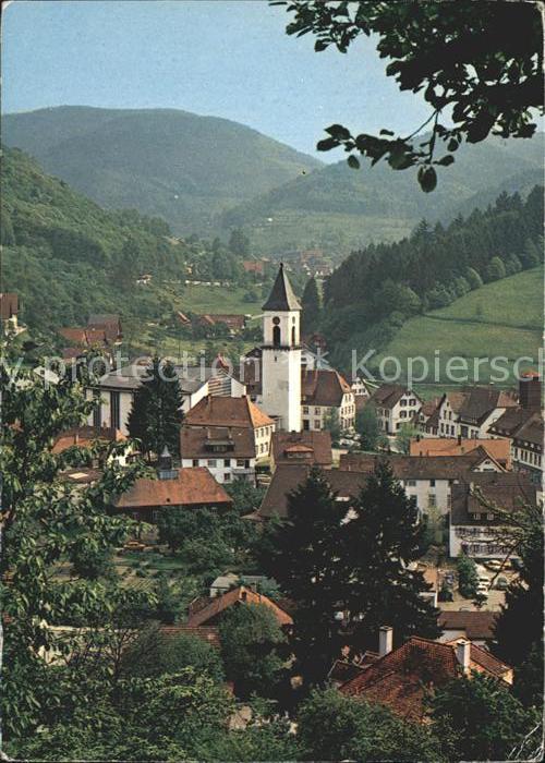 Ottenhoefen Schwarzwald Partie mit Kirche