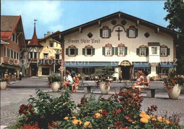 Oberammergau Dorfplatz Passionspielort