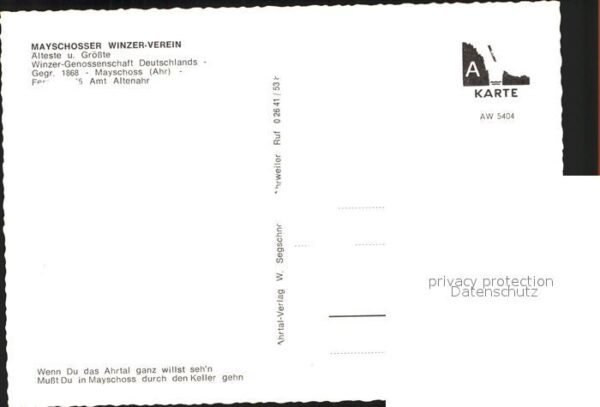 Mayschoss Winzerverein Weinkeller – Bild 2