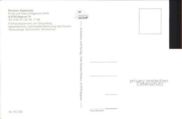 Kaprun Pension Alpenrose – Bild 2
