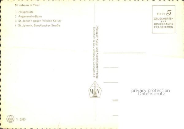 St Johann Tirol Hauptplatz Angereralm-Bahn St. Johann W – Bild 2