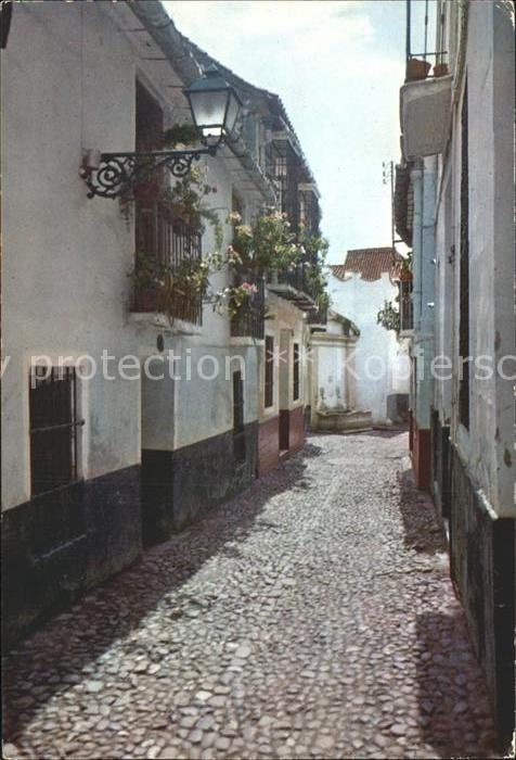 Malaga Andalucia Calle de los Cristos