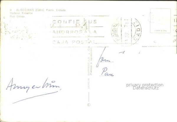 Algeciras Andalucia Hafeneingang – Bild 2