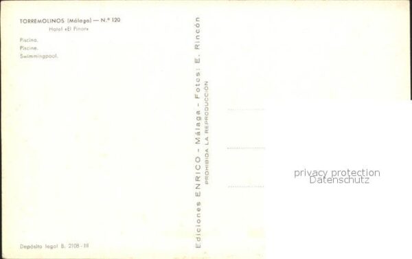 Torremolinos Hotel el Pinar Pool – Bild 2