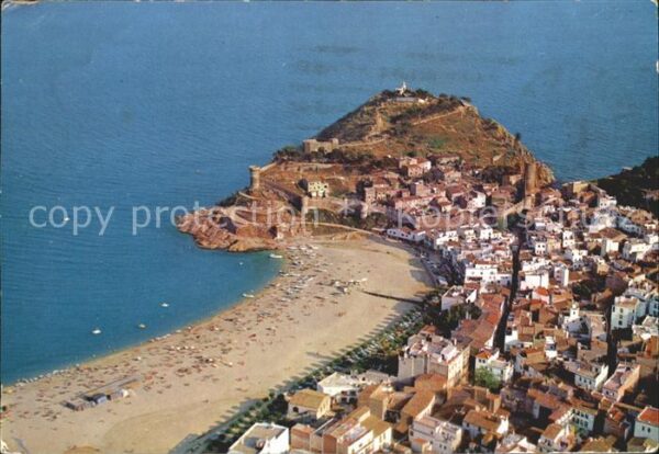 Tossa de Mar Fliegeraufnahme mit Strand