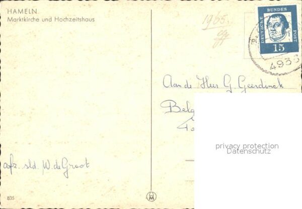 Hameln Weser Marktkirche Hochzeitshaus – Bild 2