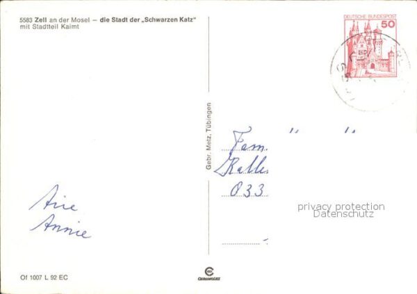 Zell Mosel mit Schwarzer Katz Kaimt – Bild 2