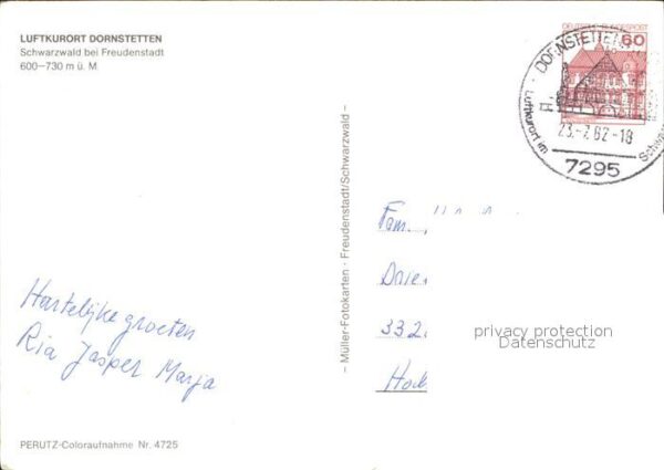 Dornstetten Wuerttemberg Fachwerk Brunnen – Bild 2