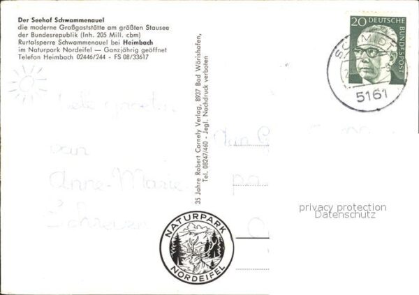 Heimbach Schwammenauel Rursee Schwannenauel mit Seehof – Bild 2