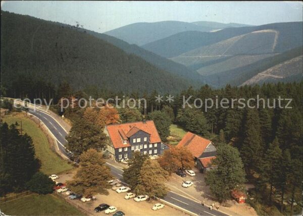Goslar Fliegeraufnahme Berggasthof Auerhahn