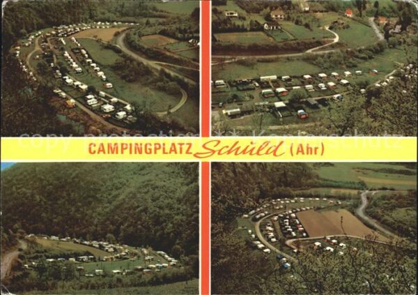 Schuld Fliegeraufnahme Camping