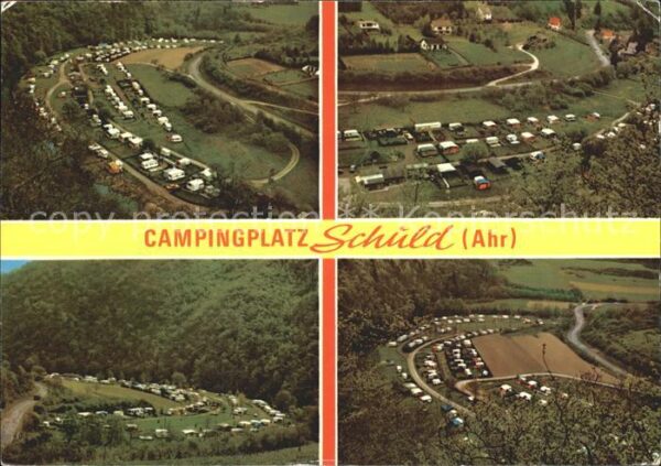 Schuld Fliegeraufnahme Campingplatz