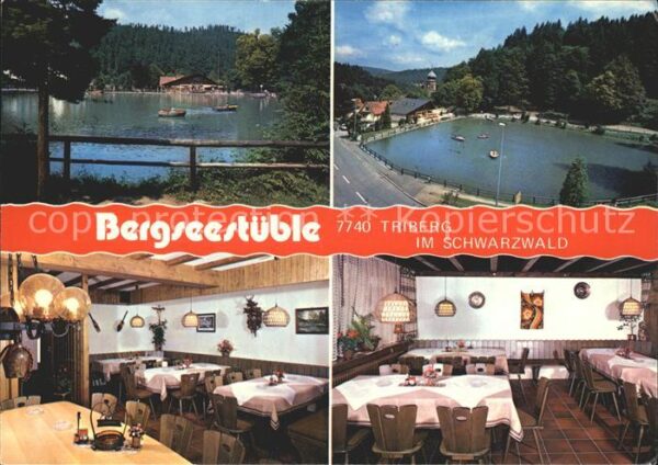 Triberg Schwarzwald Bergseestüble Cafe Restaurant