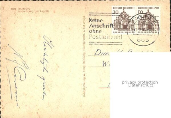 Bamberg Michelberg mit Regnitz – Bild 2