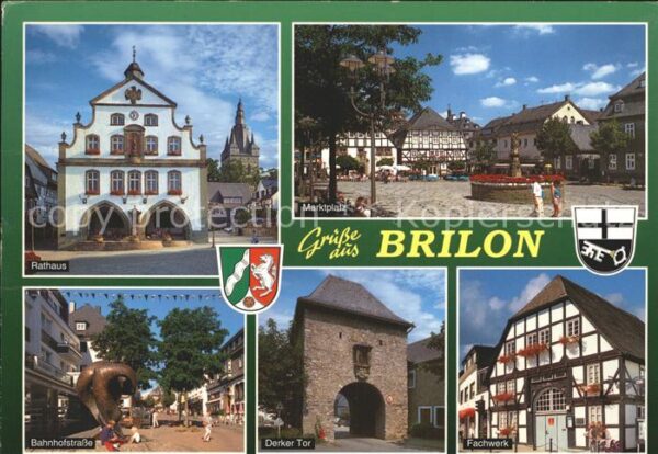 Brilon Rathaus Bahnhofstrass Derker Tor Marktp