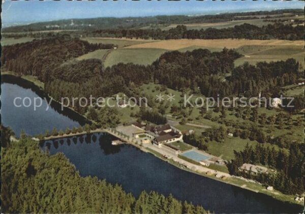 Leichlingen Rheinland Fliegeraufnahme Talsperre Diepental Caf